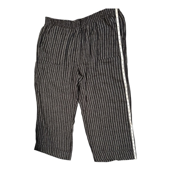 Time and Tru Women's Linen Blend Pants with Smocked Waist Size XXXL(22) - Picture 7 of 8